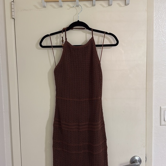 Beaded Crochet-Style Maxi Dress - Picture 3 of 8